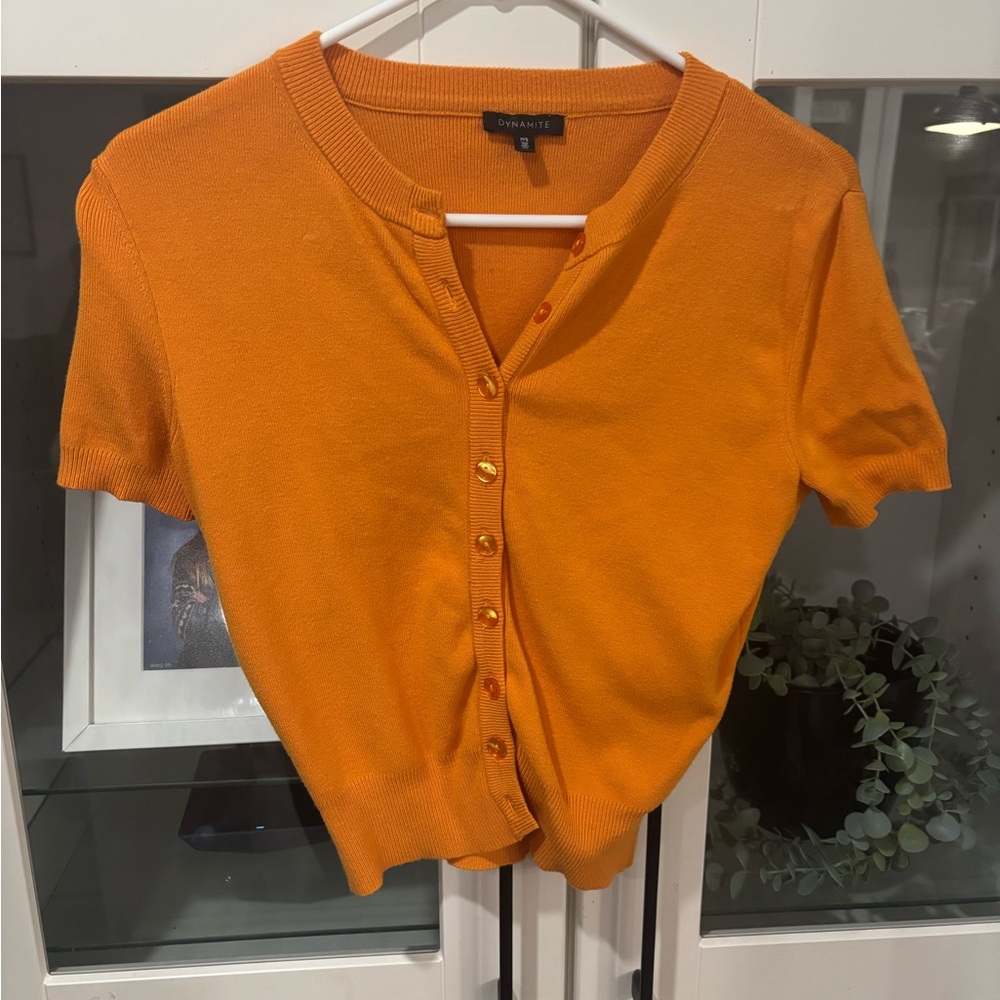 Dynamite short sleeve cardigan size small.